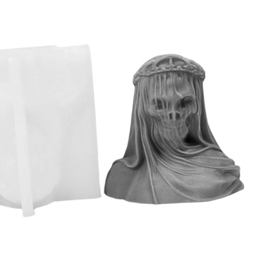 Veiled Skull Bust Mold