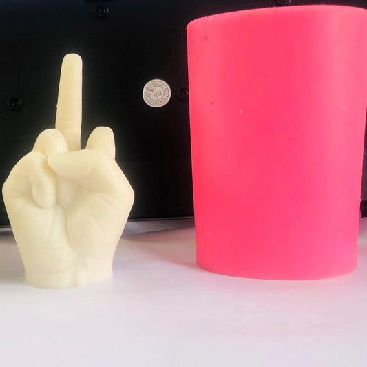 Middle Finger Mold 4"