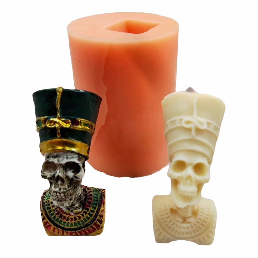 Nefertiti Skull Resin Mold