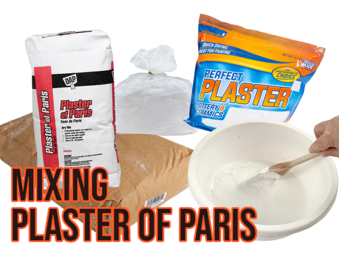 Mixing Plaster of Paris for Casting in Molds