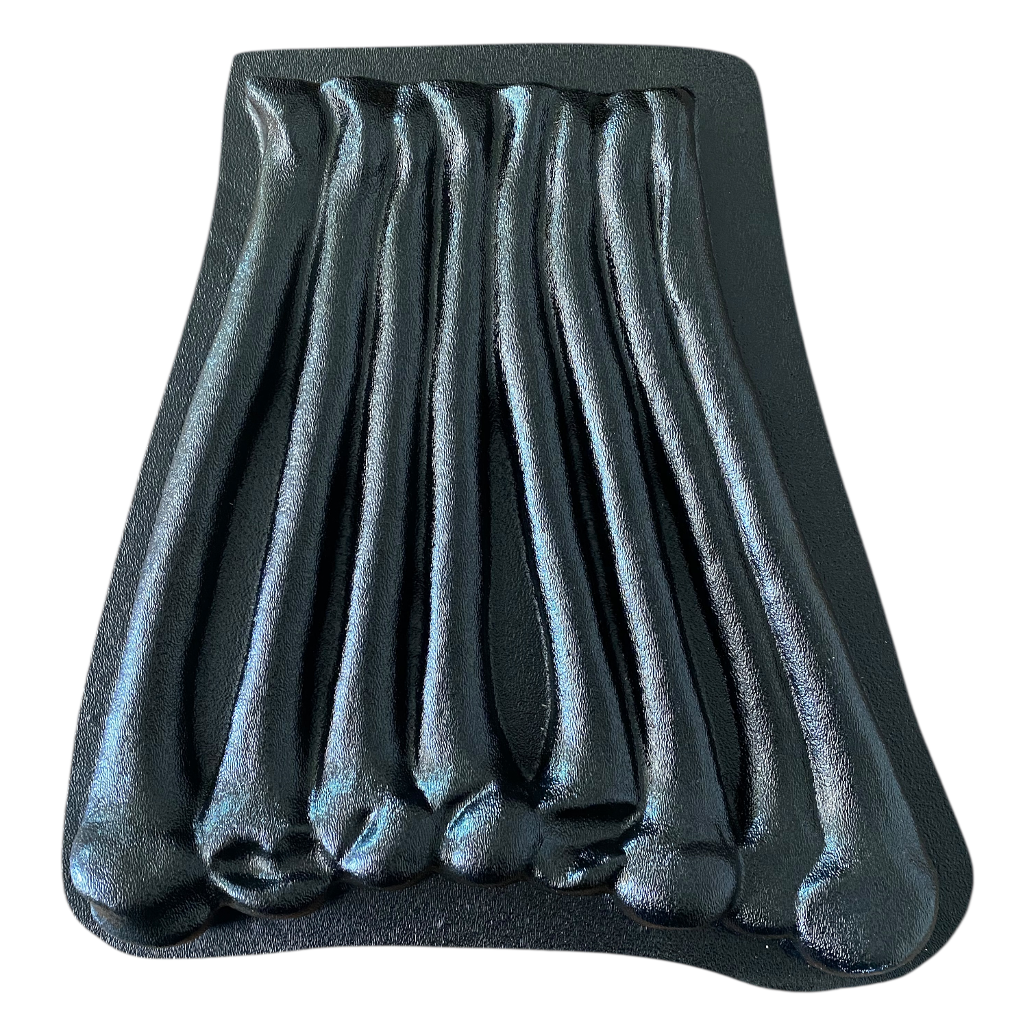 Ossuary ABS 4-piece mold set by Pacific Mold Design showing skull and crossbones panel designs and rack of bones panel designs for casting bone church style concrete wall installations