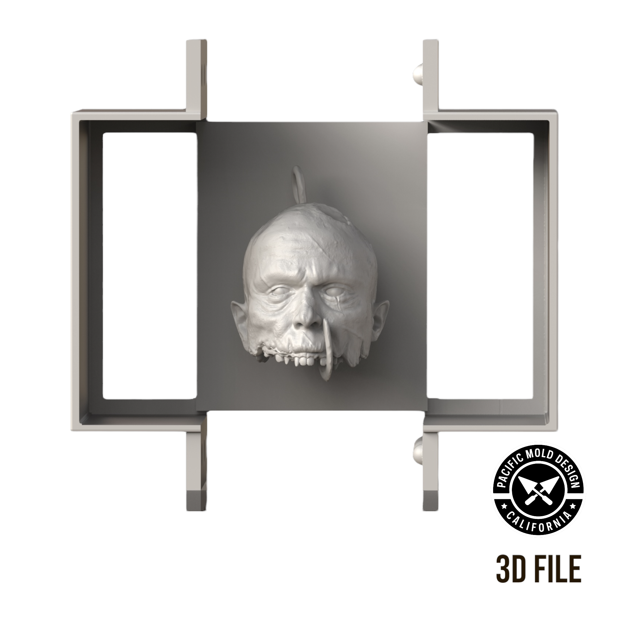 Hook’D Zombie Mold 3D File