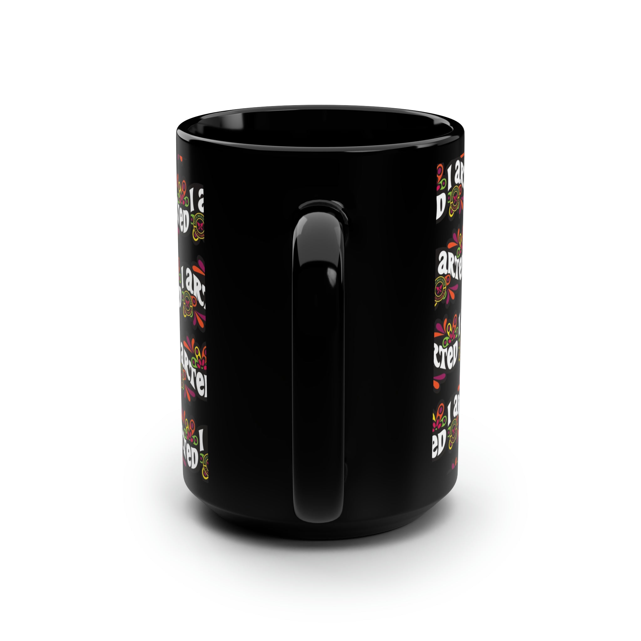 PacMolds Black Mug 15oz