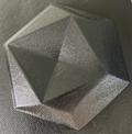 Hexagon 3D 8” Tile