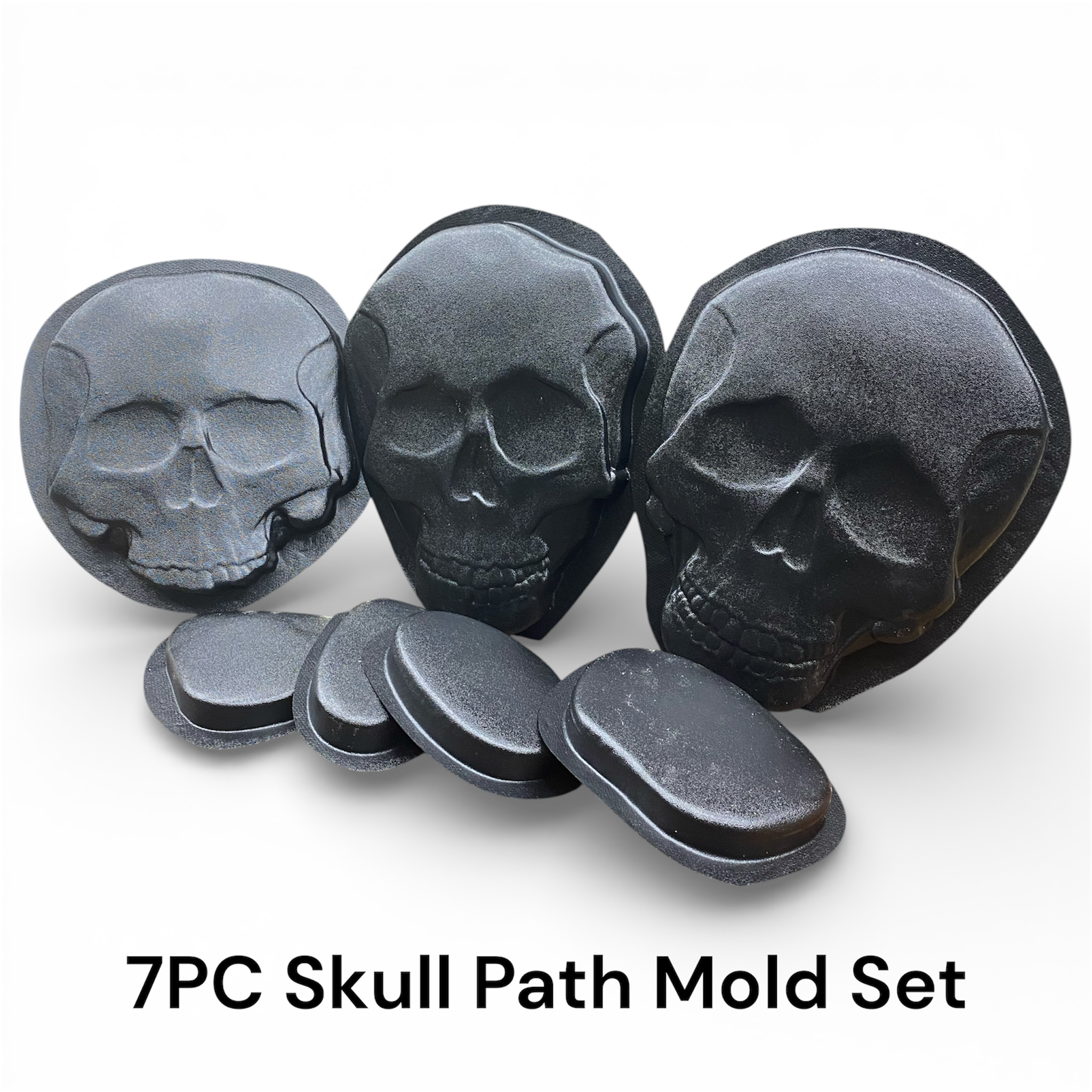 7PC Skull Path Mold Set on a white background