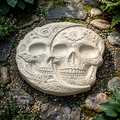 Skull Moon Sun Stepping Stone 3pc Set