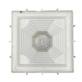 Trance breeze block mold by Pacific Mold Design showing cast concrete block with flowing hypnotic repeating geometric pattern creating visual rhythm for modern artistic architectural walls