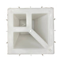 Stingray breeze block mold by Pacific Mold Design showing cast concrete block with smooth flowing stingray-inspired coastal silhouette for decorative garden walls and patio screens