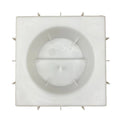 Sphere 1 breeze block mold by Pacific Mold Design showing cast concrete block with smooth rounded circular opening creating soft organic modern aesthetic for coastal decorative walls