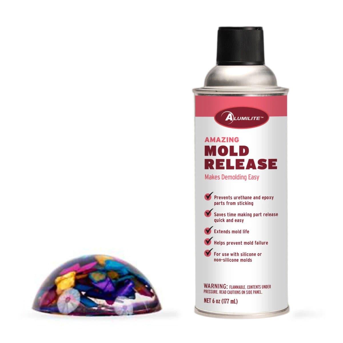 Alumilite Amazing Mold Release 6oz Spray – Pacific Mold Design