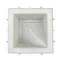 Gem breeze block mold by Pacific Mold Design showing cast concrete block with faceted diamond-cut gem-inspired geometric angles for modern architectural walls and garden partitions