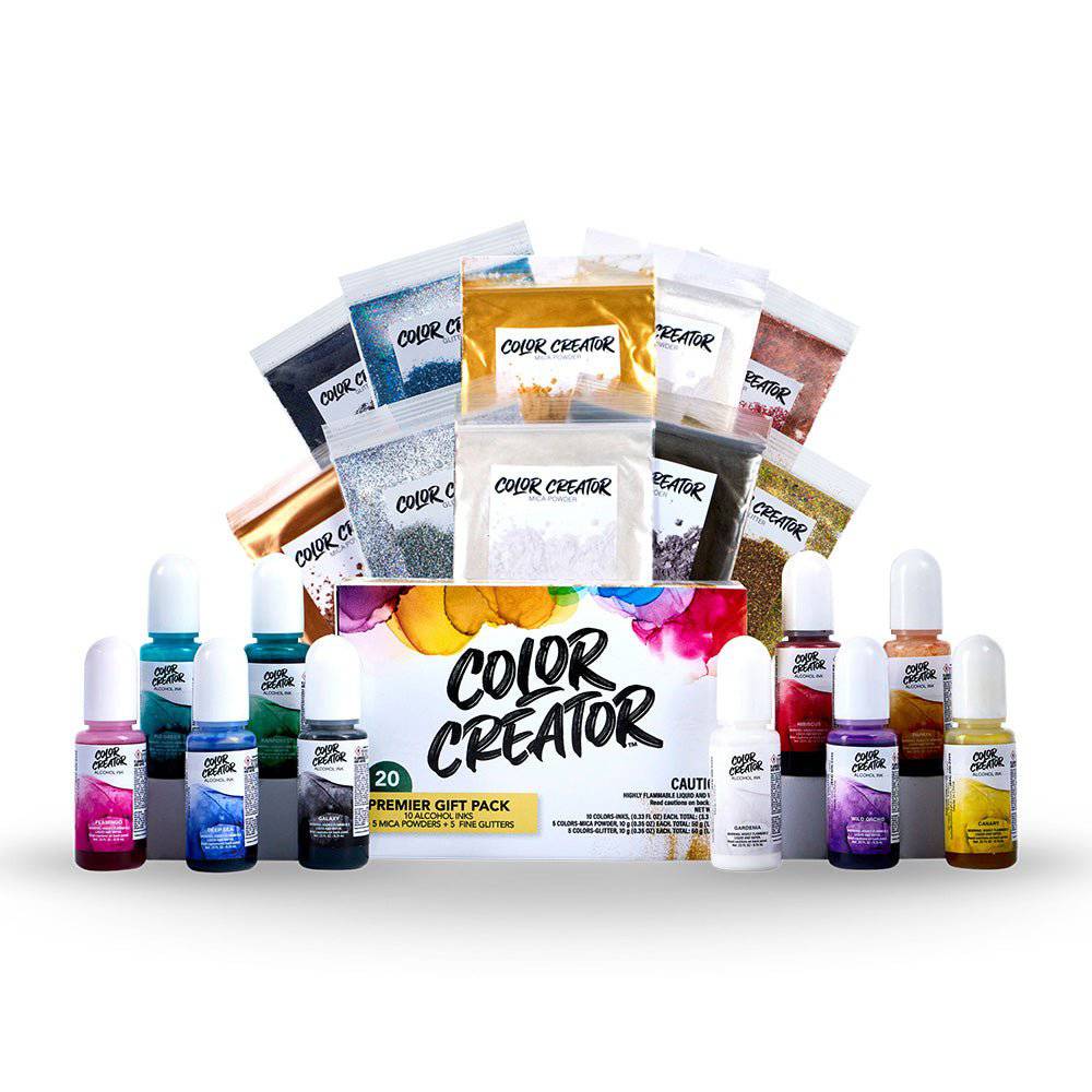 Color Creator Premier Epoxy Additives Kit - 20 pack