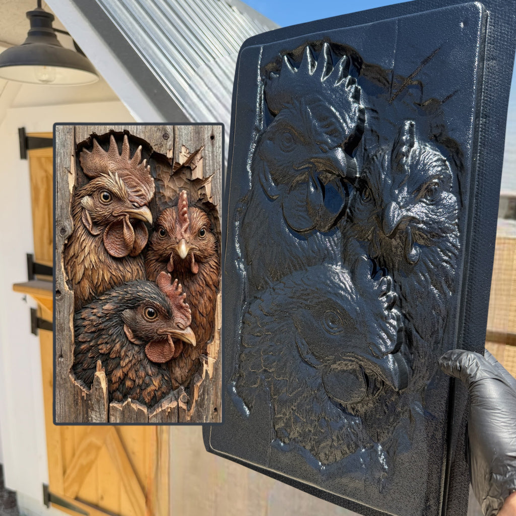 Chicken Family Plaque