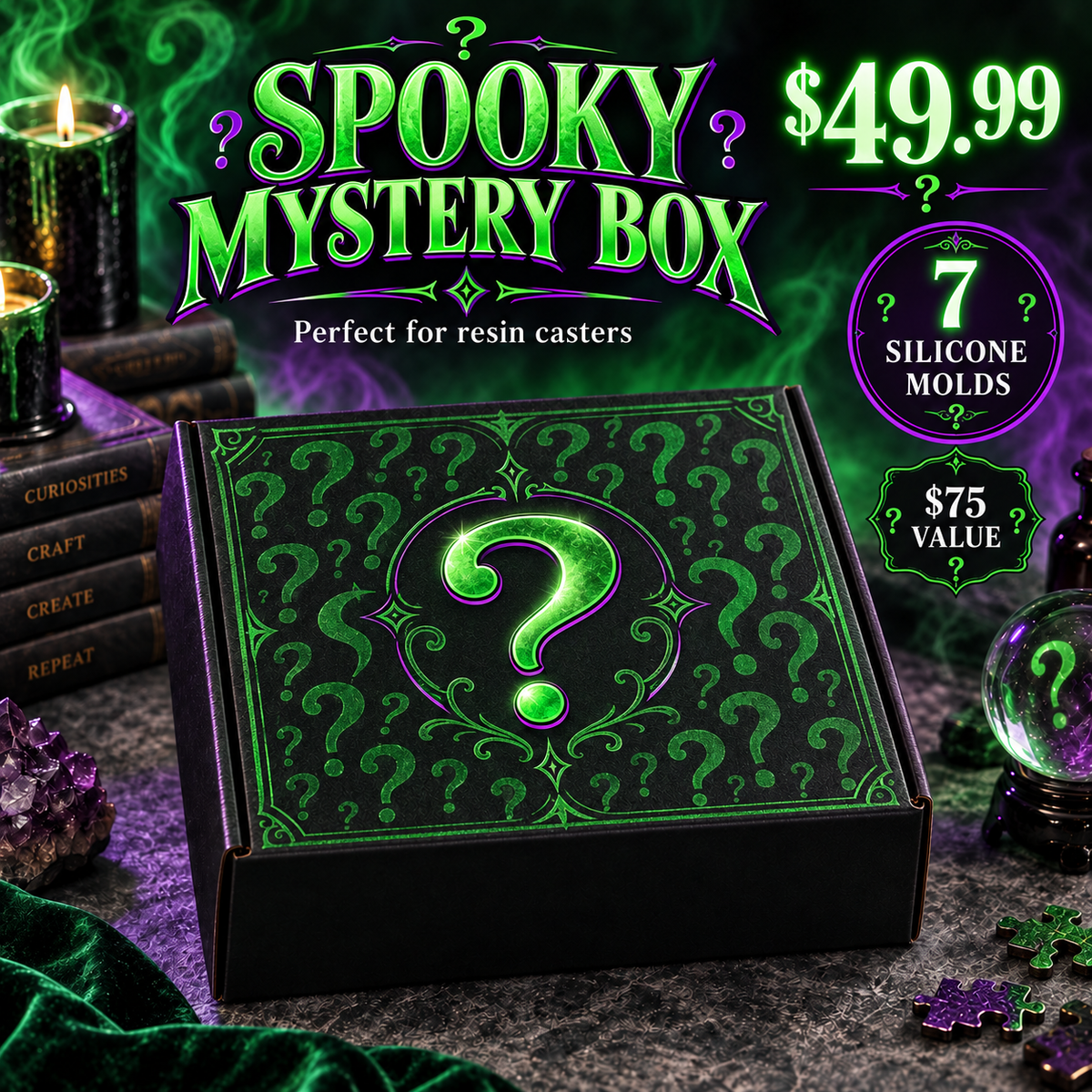 Resin Mold Mystery Box