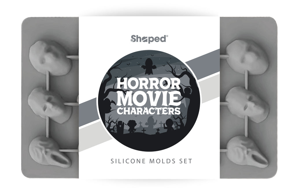 Horror Movie Character Silicone Baking Mold Set with 6 Characters