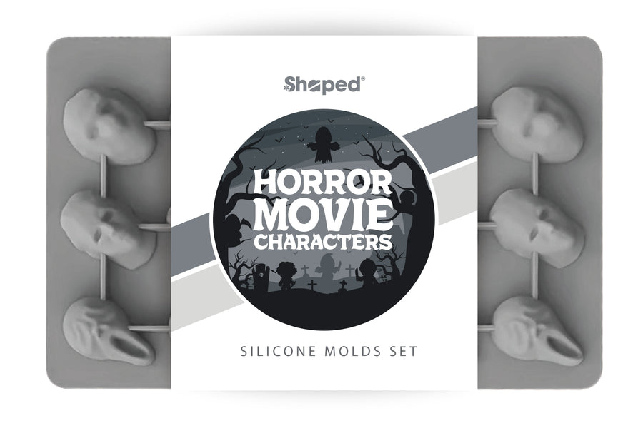Horror Movie Character Silicone Baking Mold Set with 6 Characters