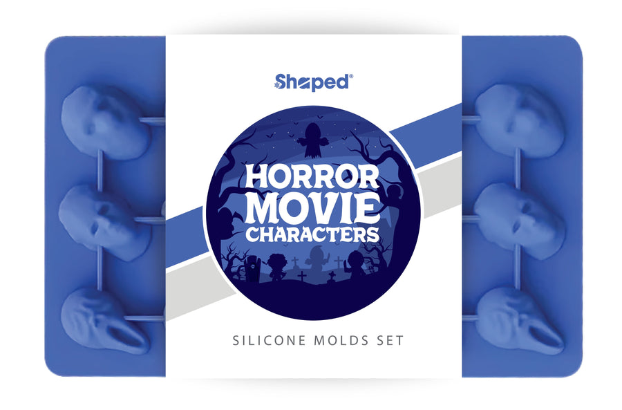 Horror Movie Character Silicone Baking Mold Set with 6 Characters
