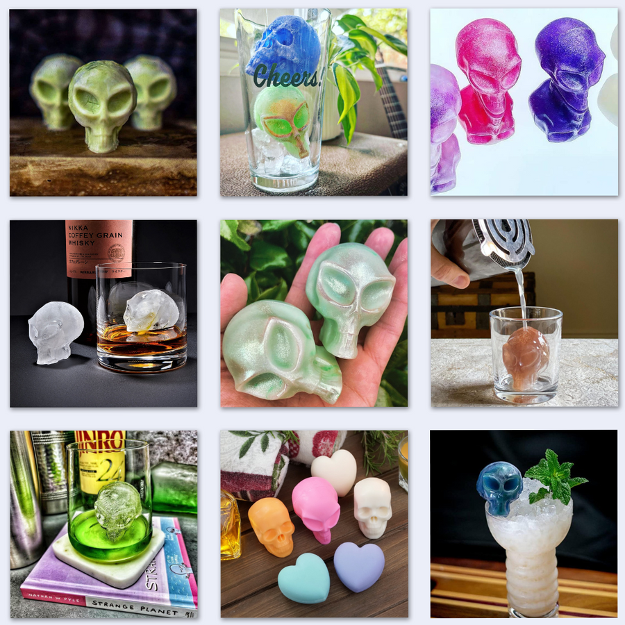 Mystic Legends Ancient Alien Ice Molds Set