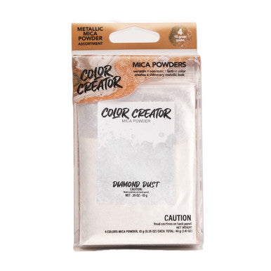 Color Creator Metallic Mica Powder 4pk 10g