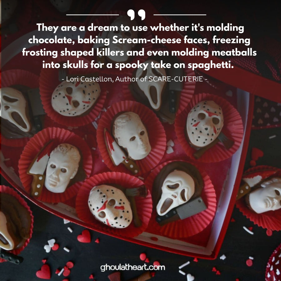 Horror Movie Character Silicone Baking Mold Set with 6 Characters