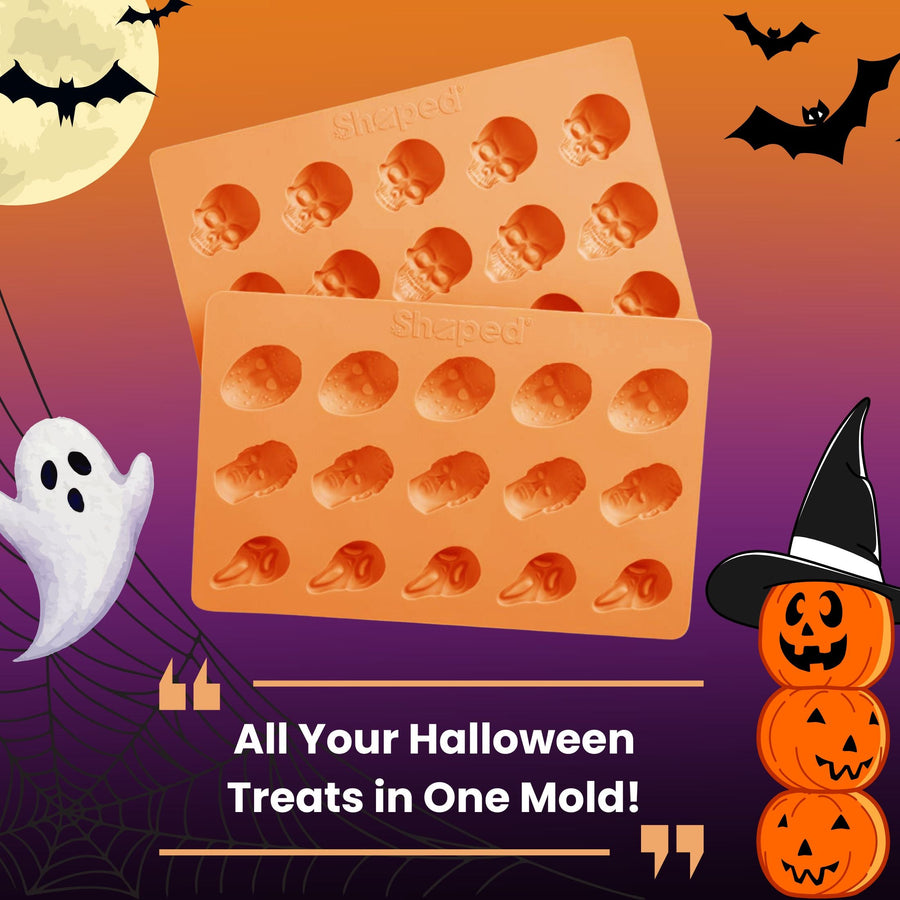 Horror Movie Character Silicone Baking Mold Set with 6 Characters
