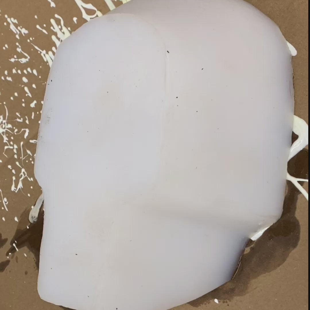Flat Back Silicone Skull Mold