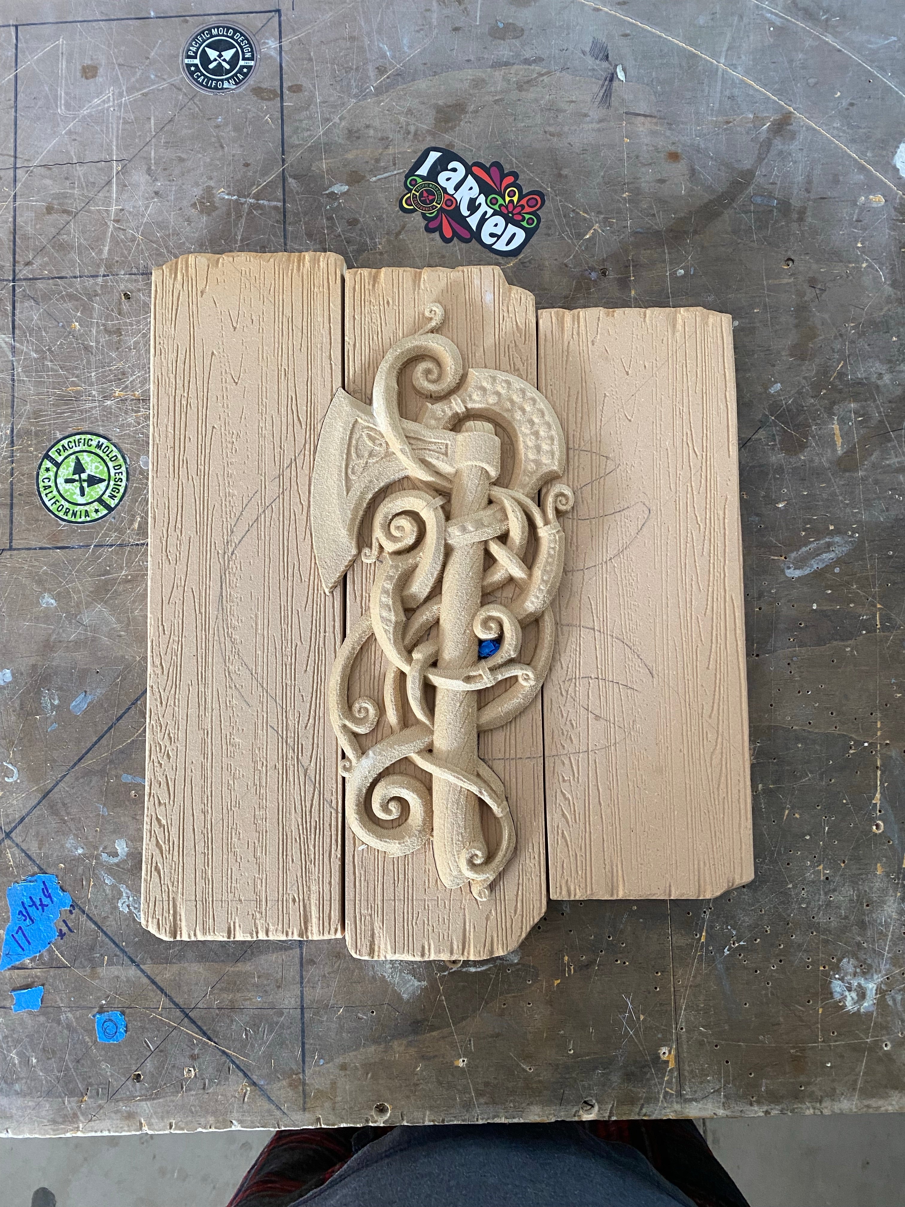 Viking Axe Plaque